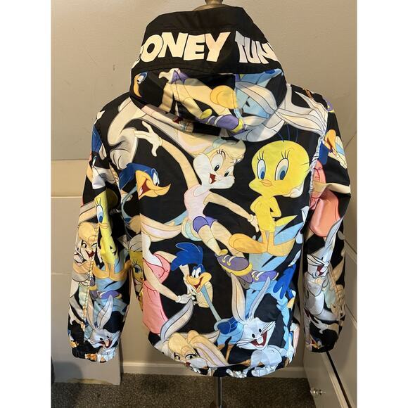Looney Tunes‎ Members Only Hooded Wind Breaker Pullover Adult Small - Picture 4 of 5